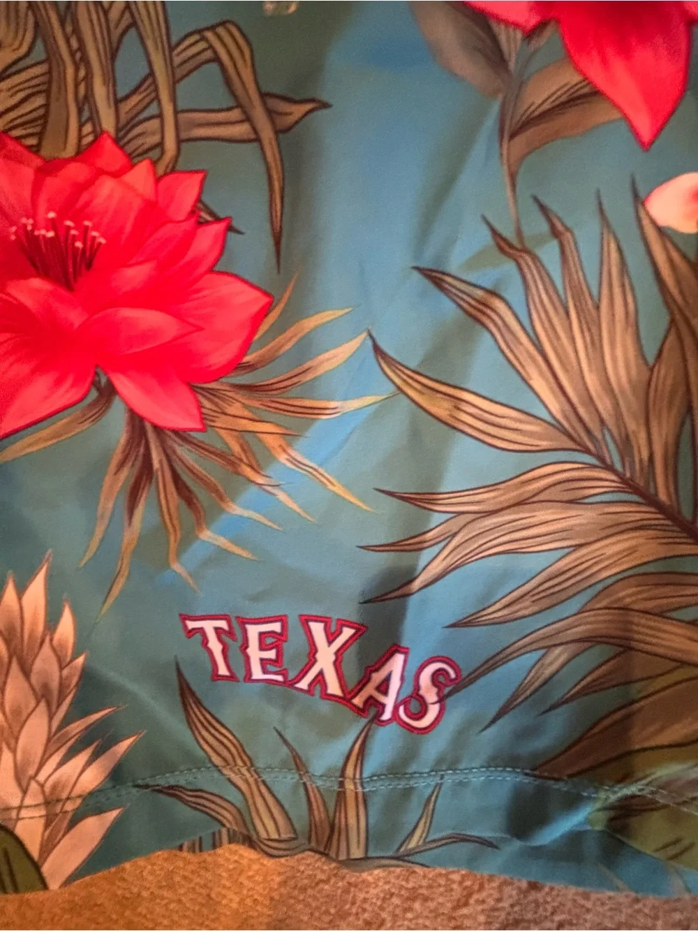 Hurley x 47 Texas Rangers Tropical Swim Trunks Men’s M